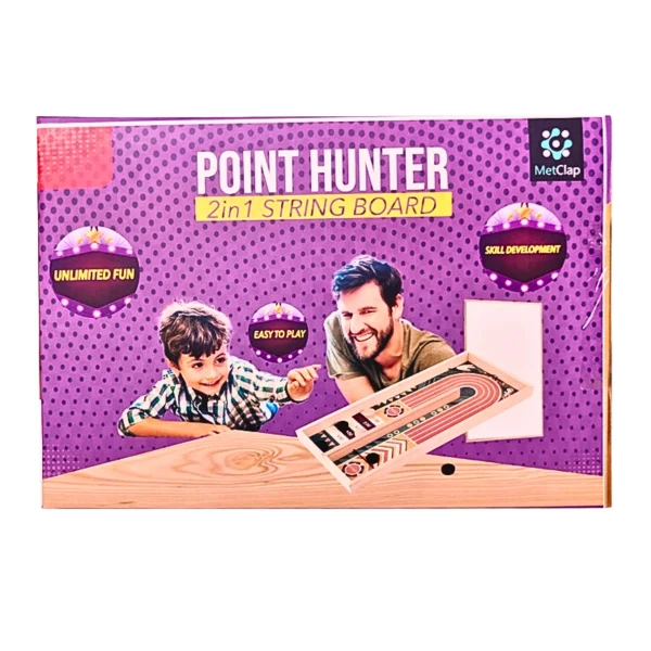 Metclap Point Hunter 2-in-1 String Board - Best Board Game