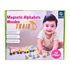 Metclap-Alphabets wooden Train-Front