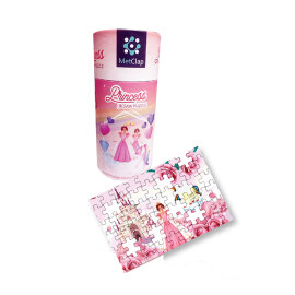 Metclap Princess Jigsaw Puzzle - 30 Pcs inside Round Box