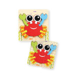 Metclap Crab Jigsaw & Baby Puzzle Combo (Wooden)