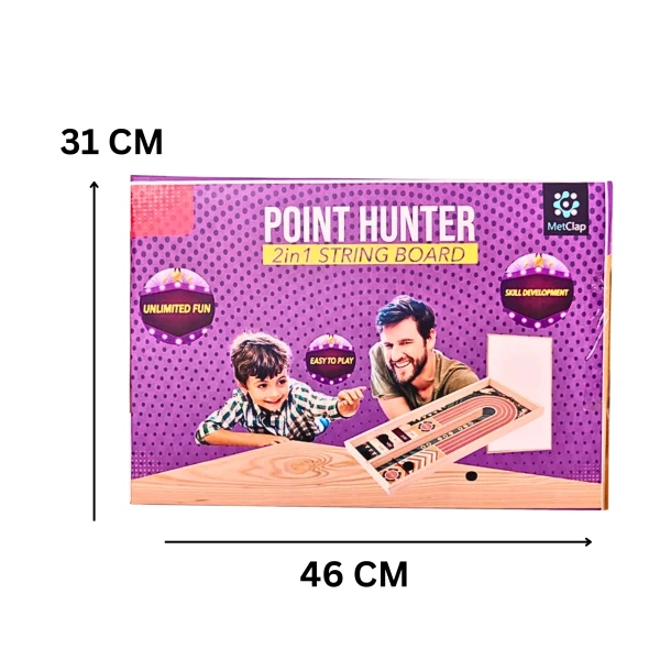 Metclap Point Hunter 2-in-1 String Board - Best Board Game