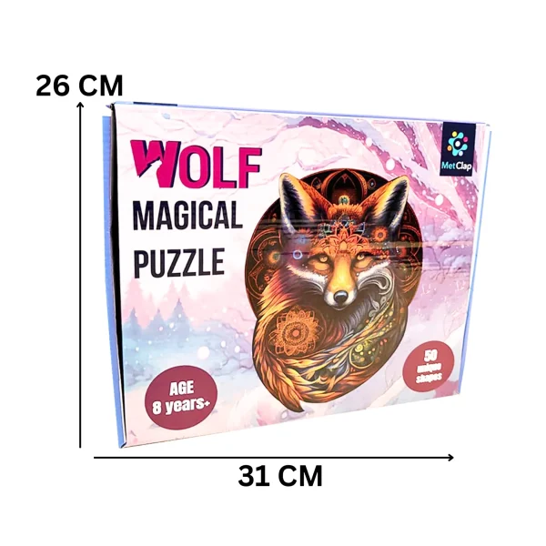 Baby Wolf Puzzle Magical – Metclap Jigsaw Puzzles for Kids & Adults | Fun & Educational