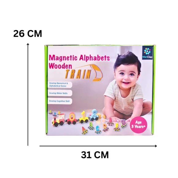 "Metclap Alphabets Wooden Train – The #1 Wooden Toy to Ignite Creativity & Master the ABCs!" - Image 3