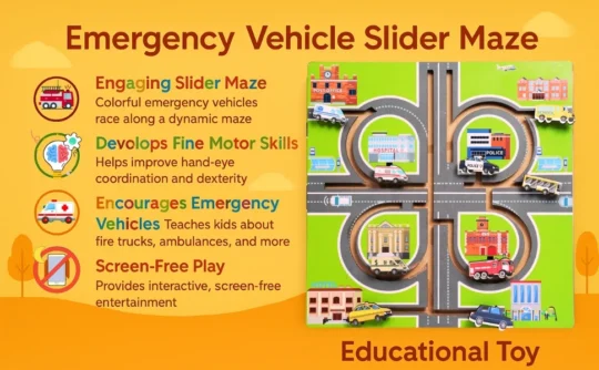 Metclap -Emergency Vehicle Maze Toy - Aplus 2