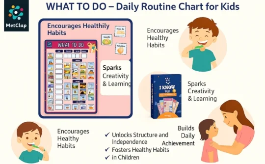 Metclap - Daily Routine Chart for Kids - Aplus 2