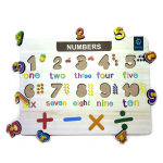 Numerical Wooden Tray: Educational Counting and Sorting Tool for Kids