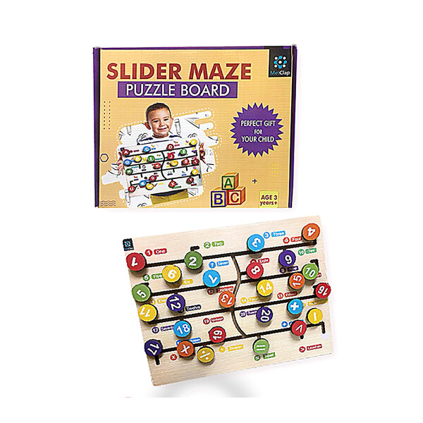 Metclap Slider Maze Alphabets , Age - 3 Years