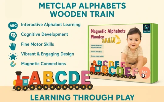 Metclap - Alphabets wooden Train - Aplus 2
