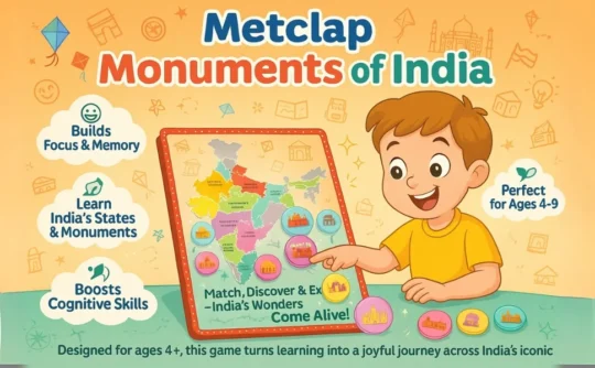 Metclap - Monuments of India - A plus 4