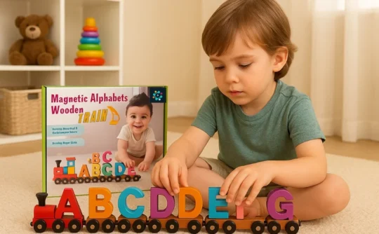 Metclap - Alphabets wooden Train - Aplus 1