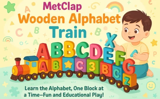 Metclap - Alphabets wooden Train - Aplus 3