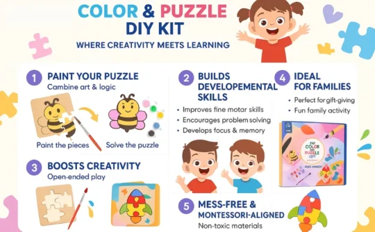  Metclap - Color & Puzzle DIY Kit - Aplus 2