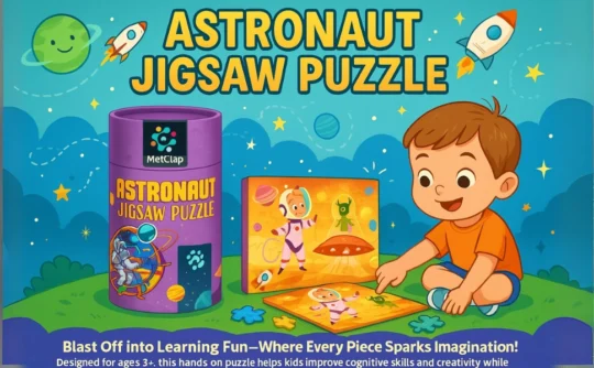 Metclap - Astronaut Jigsaw Puzzle - Aplus 4
