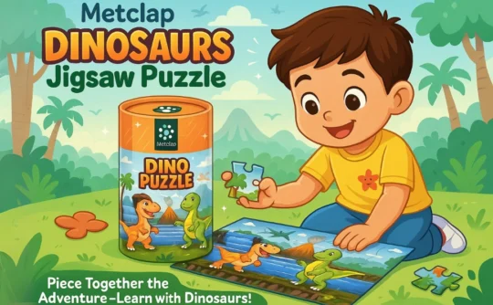 Metclap - Dinosaurs Jigsaw Puzzle - Aplus 4