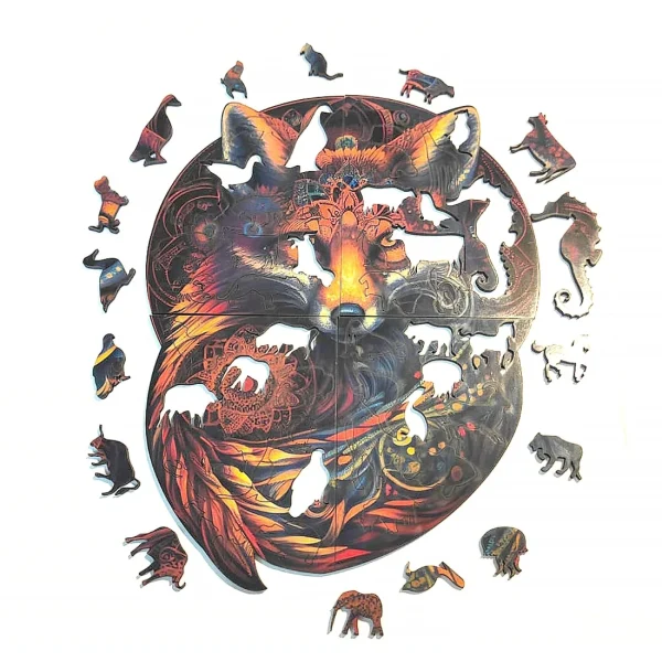 Baby Wolf Puzzle Magical – Metclap Jigsaw Puzzles for Kids & Adults | Fun & Educational