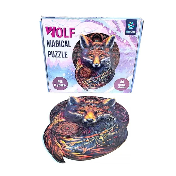 Baby Wolf Puzzle Magical – Metclap Jigsaw Puzzles for Kids & Adults | Fun & Educational
