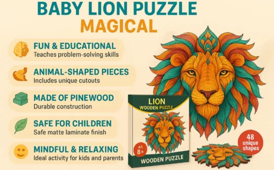 Metclap - Lion Puzzle Magical - Aplus 2
