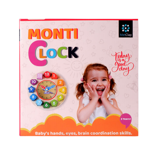 Metclap Monti Clock – Educational Skill Development Toy for Kids