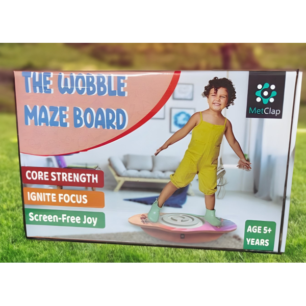 Metclap Wobble Board-Fun Game - Age 4 Year+