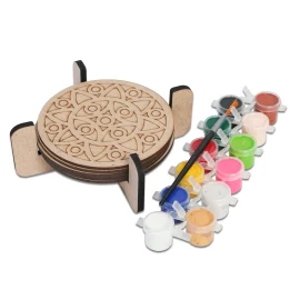 Metclap-DIY Mandala Art Coasters for Kids