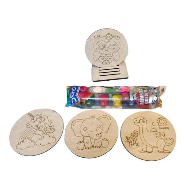 DIY Baby Coaster Kit – Customizable and Creative Coaster Craft for Kids | Fun and Educational Art Project