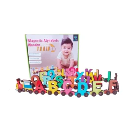 "Metclap Alphabets Wooden Train – The #1 Wooden Toy to Ignite Creativity & Master the ABCs!"
