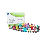 "Metclap Alphabets Wooden Train – The #1 Wooden Toy to Ignite Creativity & Master the ABCs!"
