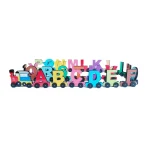 "Metclap Alphabets Wooden Train – The #1 Wooden Toy to Ignite Creativity & Master the ABCs!"