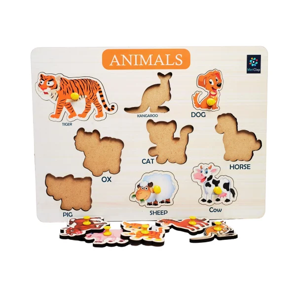 Animal Educational Tray - Early Childhood Education for Kids