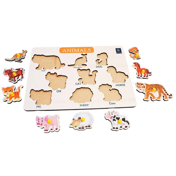 Animal Educational Tray - Early Childhood Education for Kids