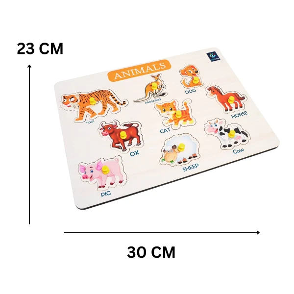 Animal Educational Tray - Early Childhood Education for Kids