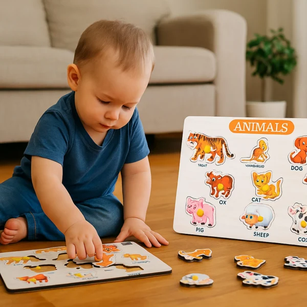 Animal Educational Tray - Early Childhood Education for Kids