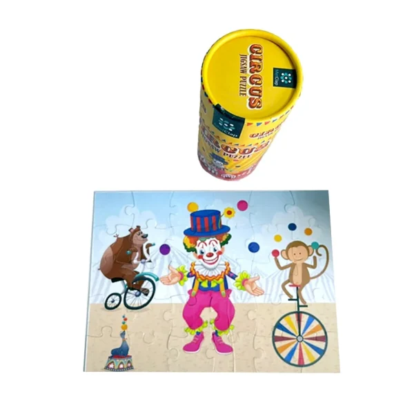 Metclap Circus Jigsaw Puzzle - 30 Pcs inside Round Box