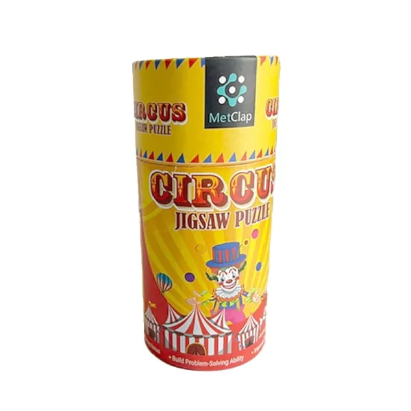 Metclap Circus Jigsaw Puzzle - 30 Pcs inside Round Box