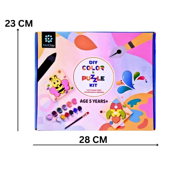MetClap Creative Color & Puzzle Diy Kit for Kids - Image 4