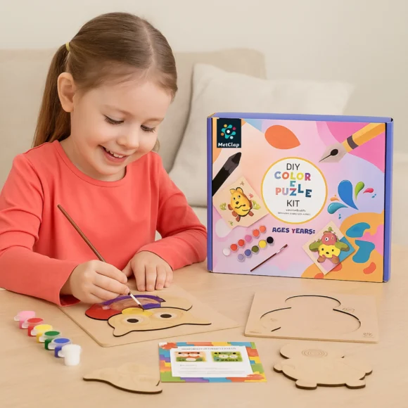 MetClap Creative Color & Puzzle Diy Kit for Kids - Image 11