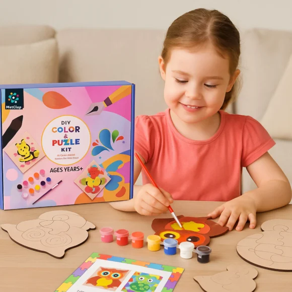 MetClap Creative Color & Puzzle Diy Kit for Kids - Image 12
