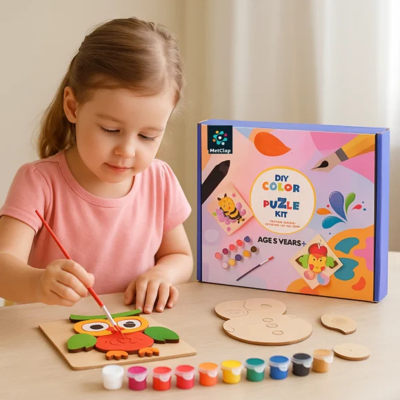 MetClap Creative Color & Puzzle Diy Kit for Kids - Image 13