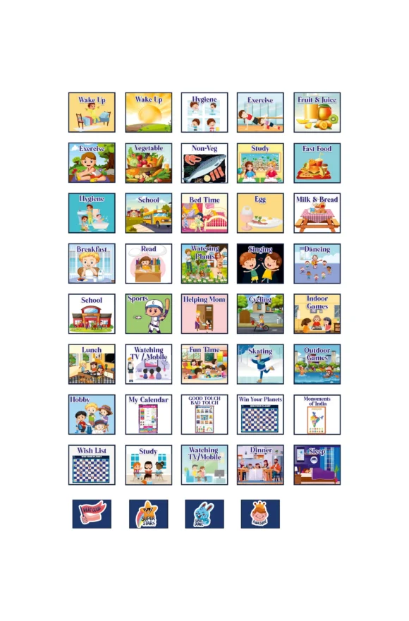 Metclap WHAT TO DO - Daily Routine Chart for Kids - Image 4