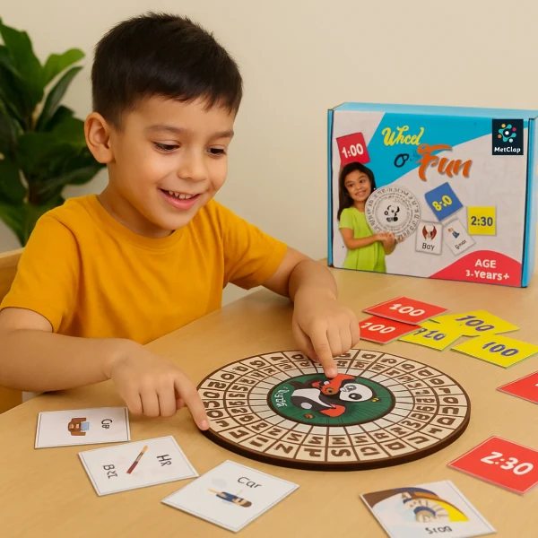 Metclap's Wheel of Fun – Engaging Educational Game for Kids