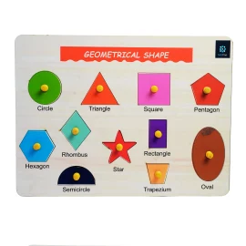 Metclap - Metclap - Geometrical Shapes Wooden Tray - product