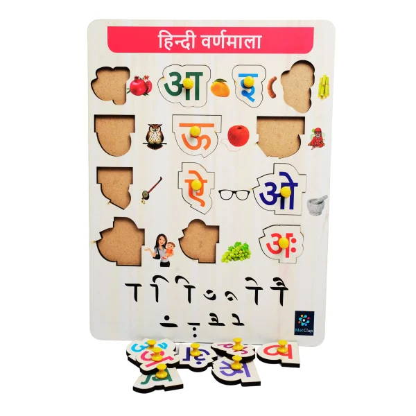 Ultimate Hindi Varnmala Learning Board - Exceptional Montessori Educational Toy | Superior Alphabet Teaching Tool