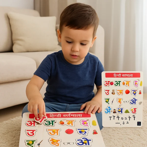 Ultimate Hindi Varnmala Learning Board - Exceptional Montessori Educational Toy | Superior Alphabet Teaching Tool