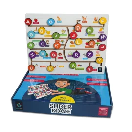 Metclap Slider Maze Alphabets , Age - 3 Years