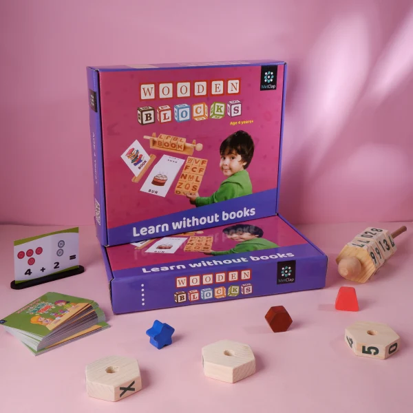 Metclap Wooden Block - Numbers Age 4 Years