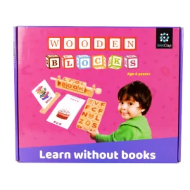 Metclap Wooden Block Spellings - Ages- 4 Years