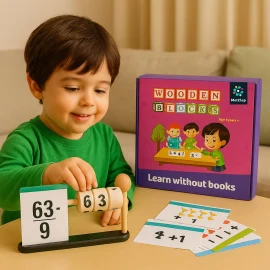 Metclap Wooden Block - Numbers Age 4 Years