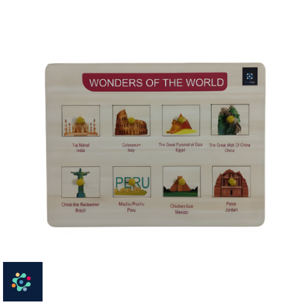 WONDERS OF THE WORLD EDUCATIONAL TRAY