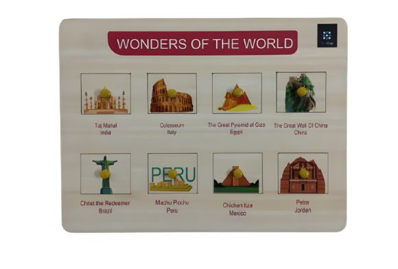 WONDERS OF THE WORLD EDUCATIONAL TRAY
