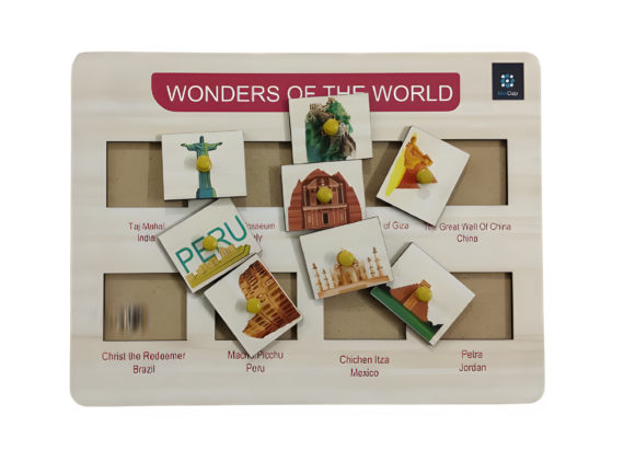 WONDERS OF THE WORLD EDUCATIONAL TRAY